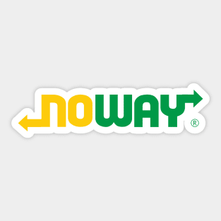 Noway Sticker